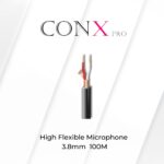 High Flexible Microphone Cable 3.8mm 100M