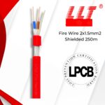 Fire Wire 2x1.5mm2  Shielded 100m