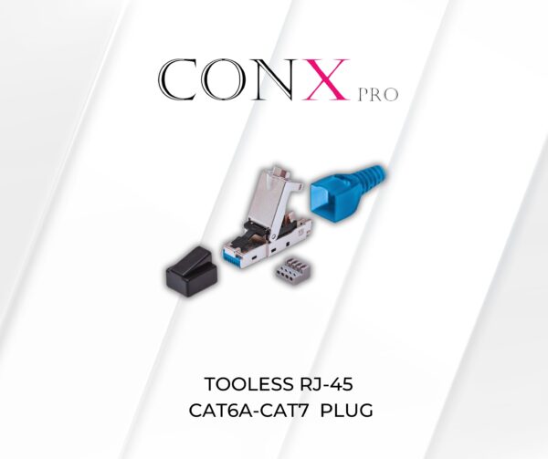 TOOLESS RJ45 CAT6A/CAT7 PLUG