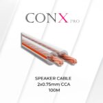 Speaker Cable 2x0.75mm CCA Transparent 100M