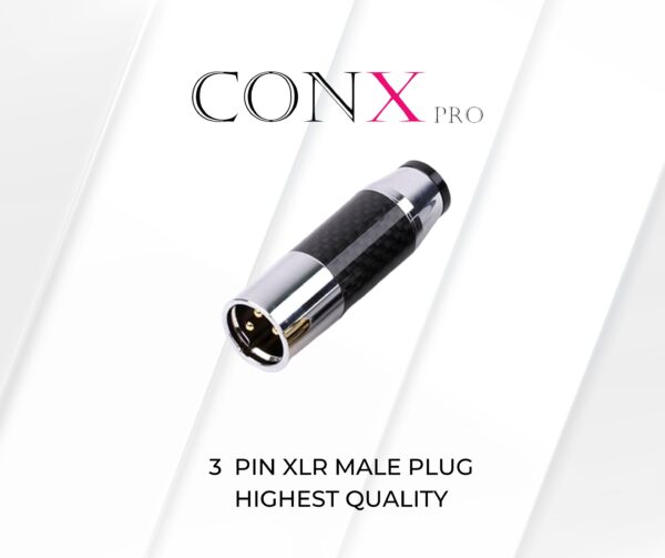 XLR MALE PLUG 3 PIN CONXpro