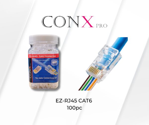 CAT-6 UTP RJ45 EZ BOX 100Pcs