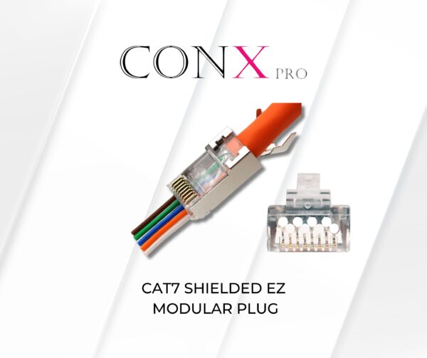 CAT7 SHIELDED EZ MODULAR PLUG