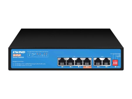 4 Port 10/100M RJ45 Smart Hi-PoE Switch with IP Camera