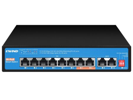 8 Ports PoE Switch for Customized Network Solutions