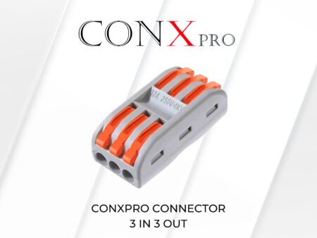 CONXPRO Connector 3 IN 3 OUT