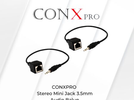 CONXPRO  Stereo Mini Jack 3.5mm Audio Balun