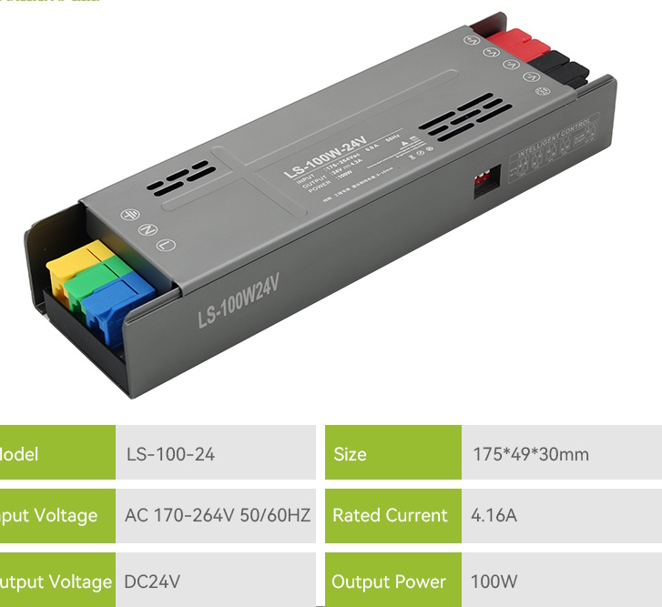24V 100W LED Driver Power Supply
